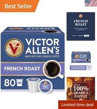 Victor Allen Cialde Monodose 80ct - Arrosto Francese Liscio per Macchine Keurig