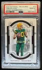 2023 National Treasures Jordan Love Jersey Number Red #/10 Packers PSA 10