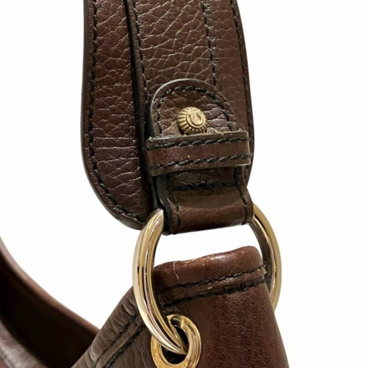 Salvatore Ferragamo Ferragamo A364 Leather Dark Brown Bag