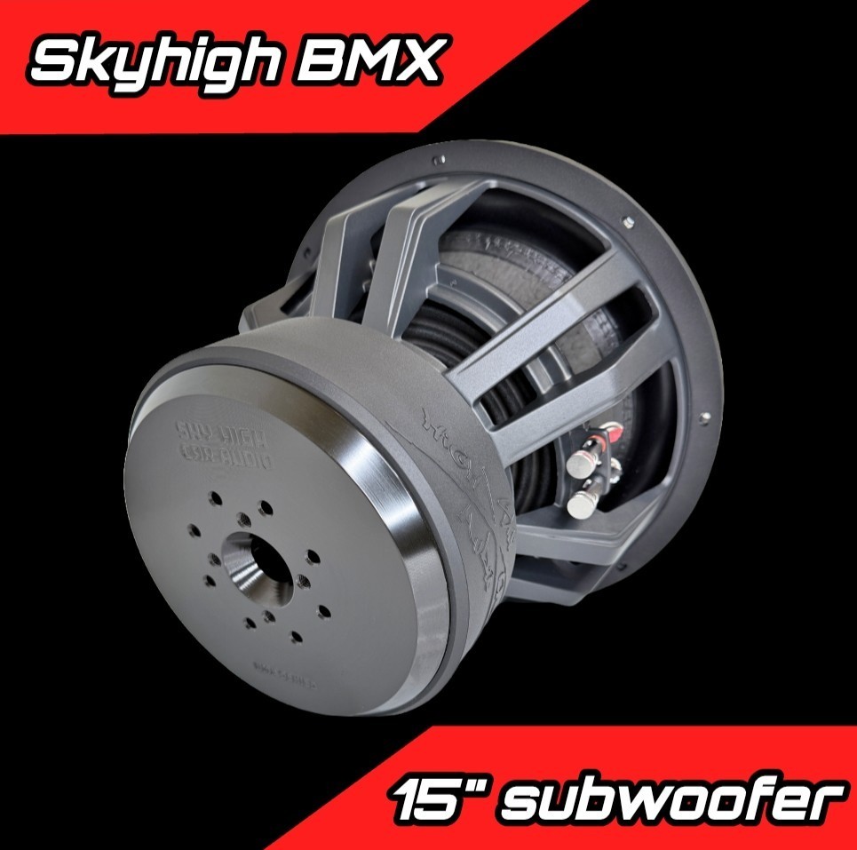 Skyhigh Bmx 15" Dual 1ohm Subwoofer 2500 Watts Rms D1