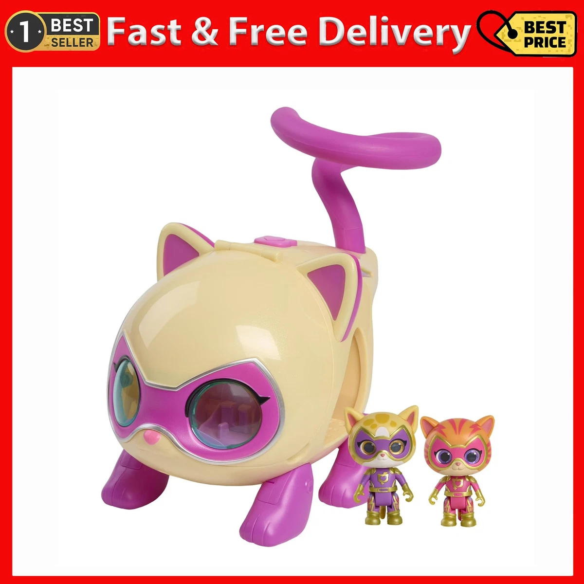 SUPERKITTY COPTOR Super Kitties Su-Purr Charged Helicopter SPARKS 
