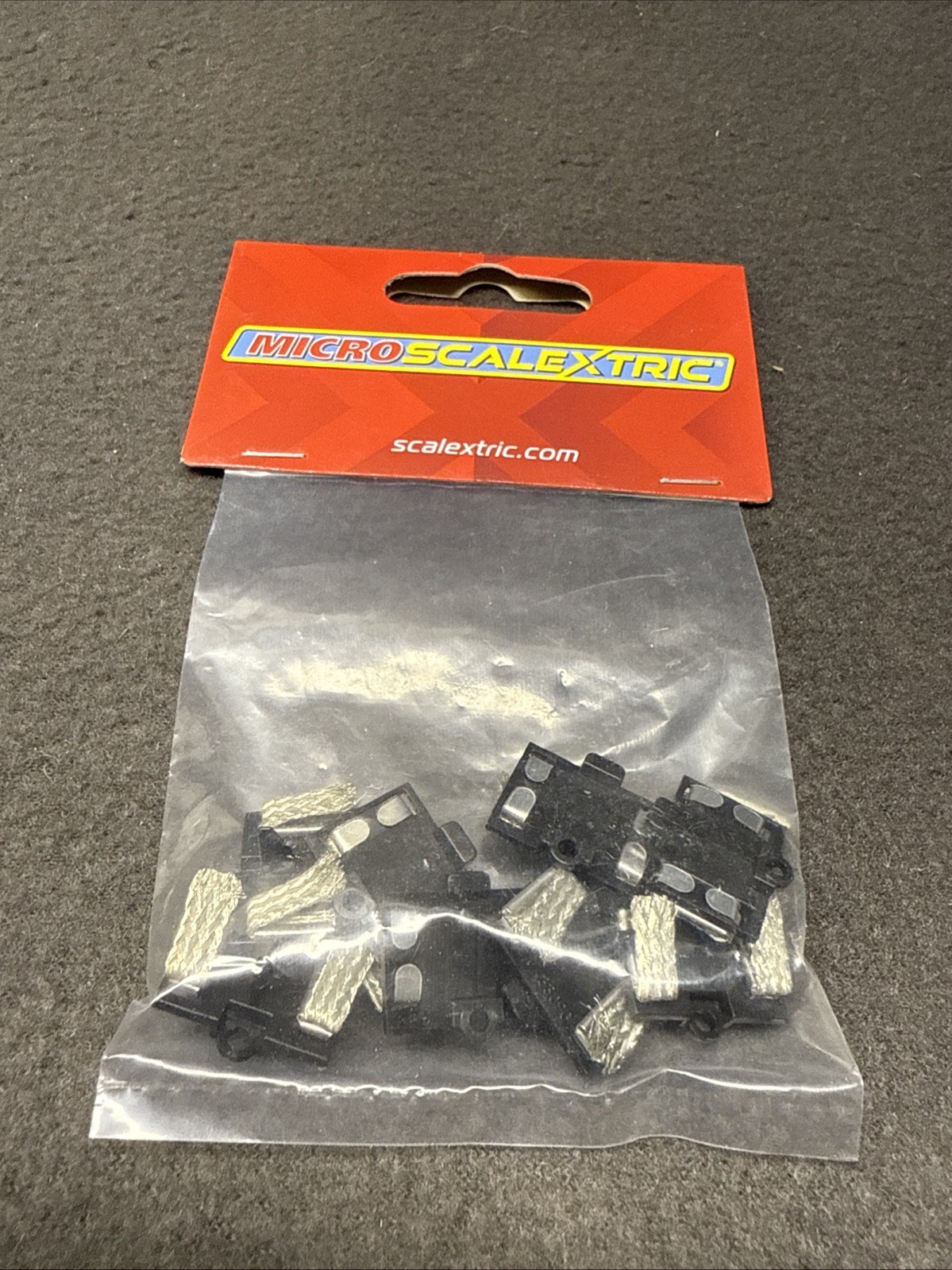 Micro Scalextric Spare Guide Blade Pack of 8 w/ Screws Ho Slot Car 1/64 Hornby