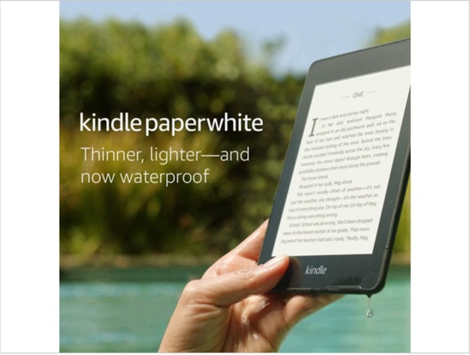 NUEVO Amazon Kindle Paperwhite 10ª Generación 8 GB, Wi-Fi, 6" *RARO* COLOR AZUL ACERO Foto 2 de 4