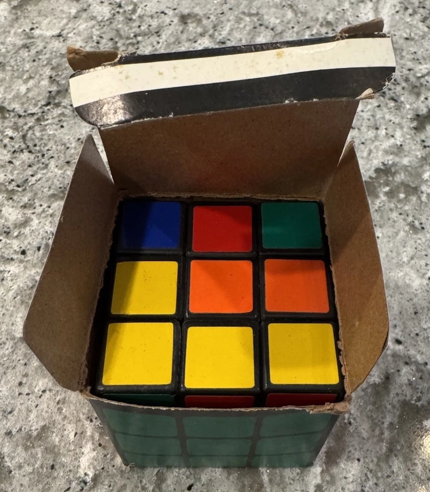 The Original Rubik's Cube by Ideal Vintage 1981 NEW IN BOX - Image 2 of 2