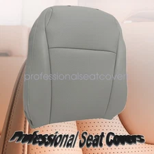 For 2008-2013 Toyota Highlander Driver Side Top Leather Seat Cover Light Gray