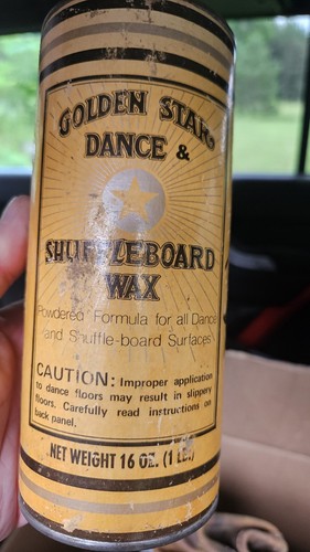  Vintage Golden State  Shuffleboard And Dance Wax ~1920s NOS MC