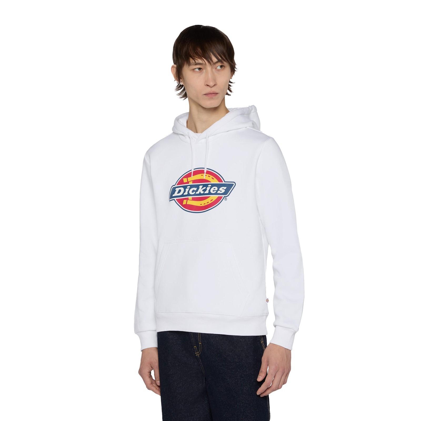 Dickies Sudadera Casual Con Logo Icon Para Hombre Blanca (Slim Fit)