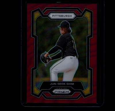 2024 Panini Prizm - Jun-Seok Shim #290 Red Prizm /299