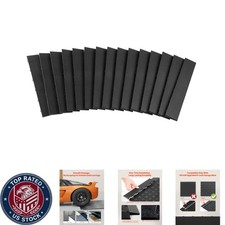 Industrial Strength Garage Floor Transition Edge Kit - 15 PCS Heavy Duty Design