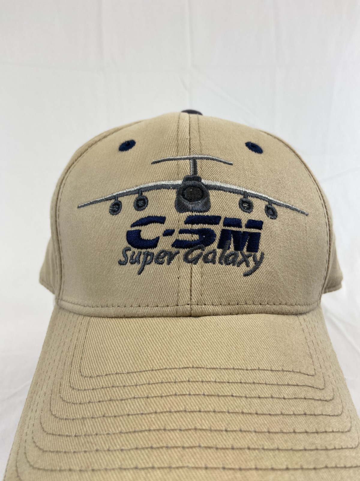 C-5M Super Galaxy Baseball Cap Strapback Hat Aviation Aircraft Khaki Outdoor