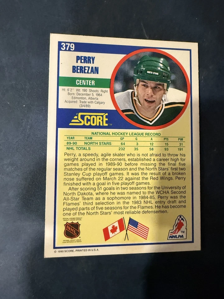 Perry Berezan Score #379 - Image 2 of 2