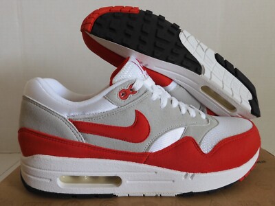 air max 1 white red