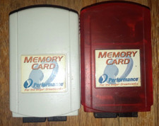 2X Sega Dreamcast Performance Mega Memory Card P-20-316E / RED P-20-316W