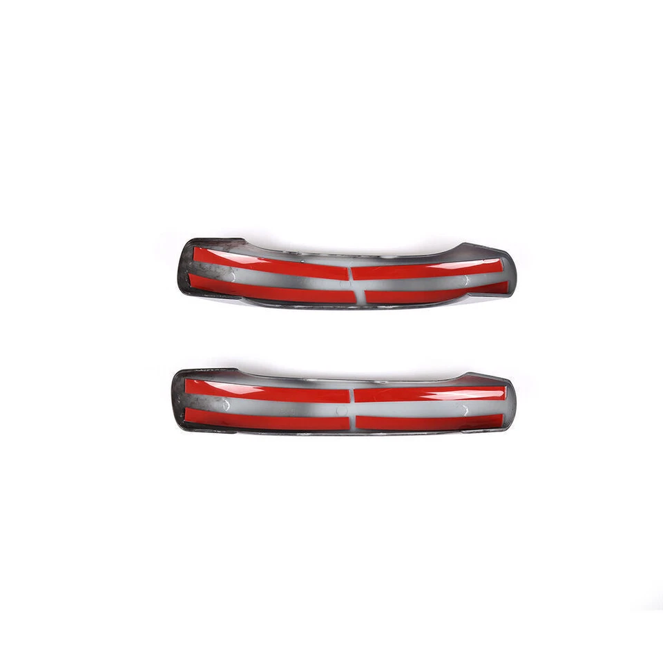 Cubierta de manija de puerta exterior ABS de fibra de carbono para Smart Fortwo 451 2009-2015 Foto 4 de 4