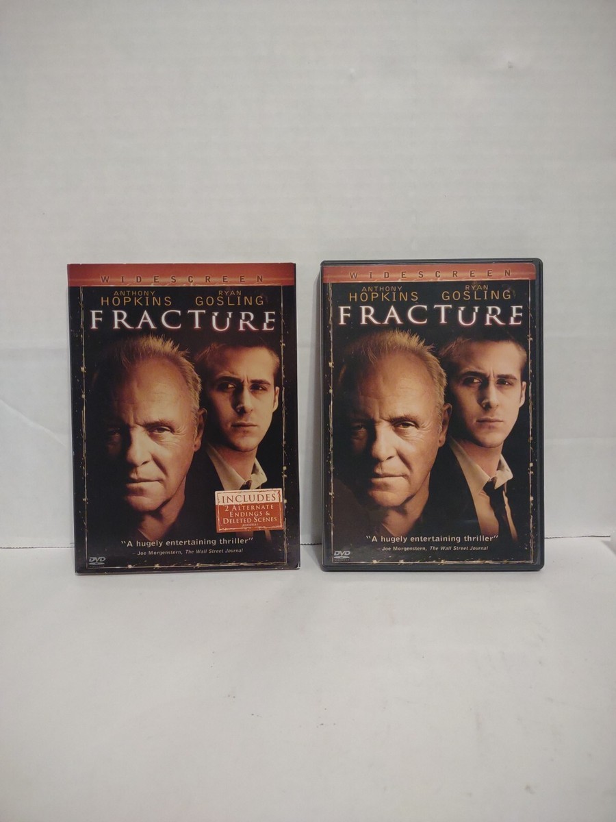 Fracture (DVD, 2007, New Line) Anthony Hopkins, Ryan Gosling