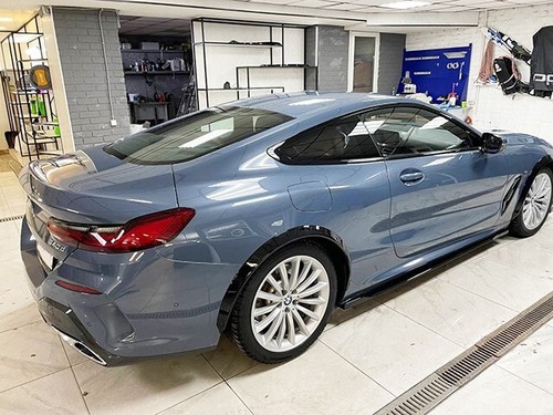 Side Skirts Extension Body Kit for BMW 8-series G14/G15 M-Sport unpainted ABS - Picture 3 of 3