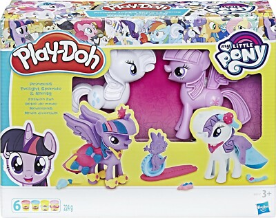 Play-Doh My Little Pony Prinzessin Twilight Sparkle und Rarität Fashion Fun