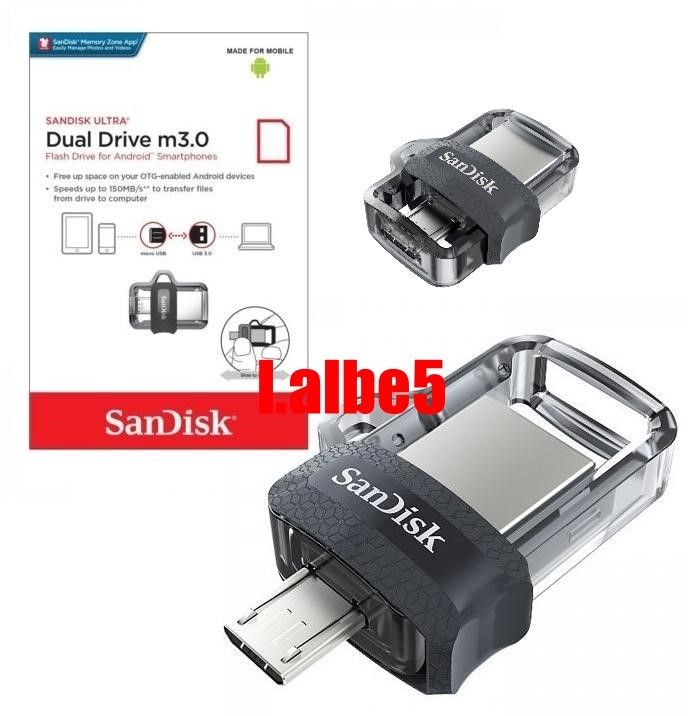 Sandisk Ultra Dual Drive 16GB 32GB 64GB 128GB OTG USB Flash Drive  Android