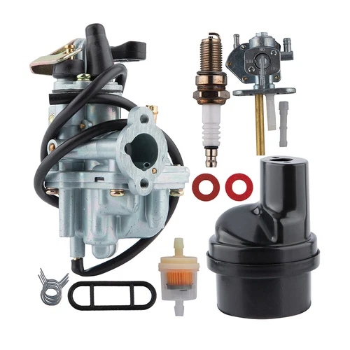 Carburetor w/ Air Filter Carby For SUZUKI LT 50 JR50 LT-A50 Quadrunner 1984-2000 - Picture 3 of 14