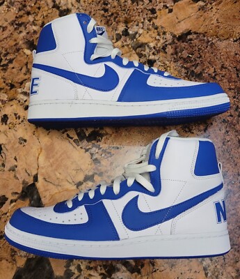 NIB Nike Terminator High White/Game Royal Men's Casual School