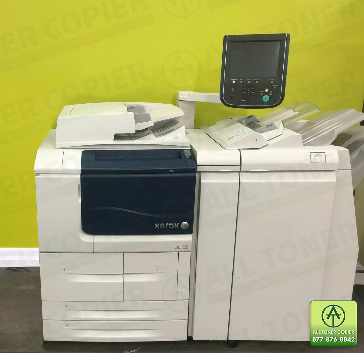 Xerox D125 BW Monochrome Laser Production Printer Copier Scanner
