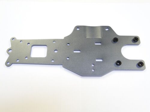 NEW HPI BAJA 5B SS Chassis Rear Plate Gunmetal Gray 5T 5SC HB14 - Picture 1 of 3