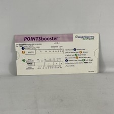 Weight Watchers TurnAround Points Booster Slide Calculator, 2004