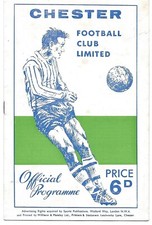 Football Programme CHESTER v PORT VALE Jan 1967