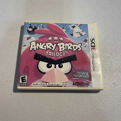 Angry Birds Trilogy (Nintendo 3DS, 2012) Complete! Tested/Working!