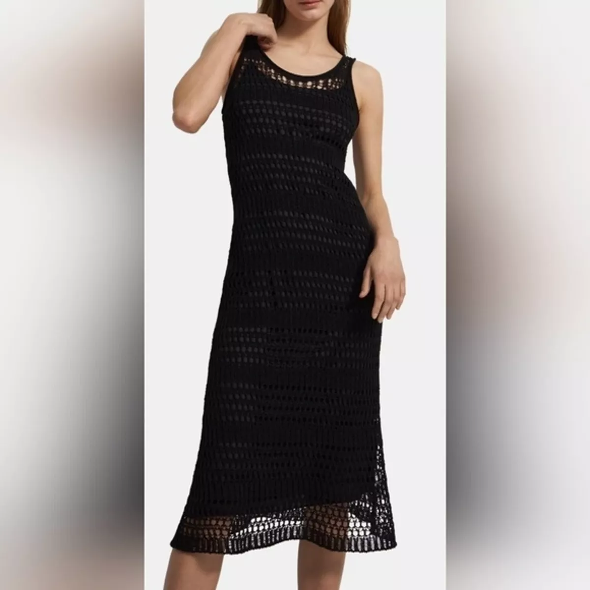 Theory clearance crochet dress