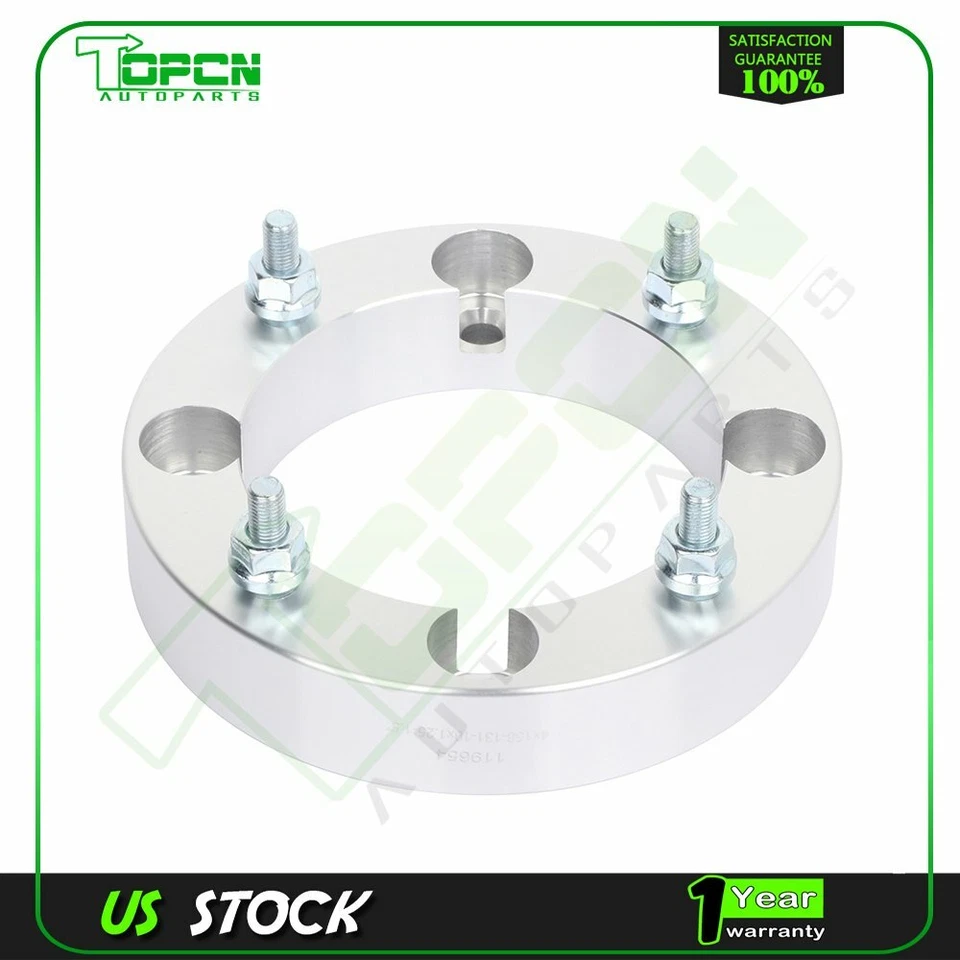 4 piezas espaciadores de rueda plateados 4x156 10x1,25 tacos 1,5" de grosor para Ranger 2013-2019 Foto 3 de 4