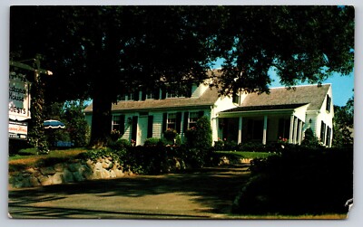 Yesteryear House Barnstable Cape Cod Massachusetts Vintage Postcard [Damaged]