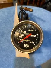 Auto Meter 5443 Pro-Comp Liquid Filled Oil Temp Gauge    Used Condition