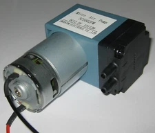 12 V DC Single Diaphragm Head Pressure / Vacuum Pump - 10 L/min - 29 PSI max