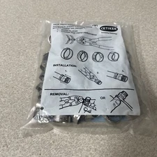 T-H Marine 16700017 Oetiker 017 .0-706R" Stepless Ear Hose Clamps 100 Pack