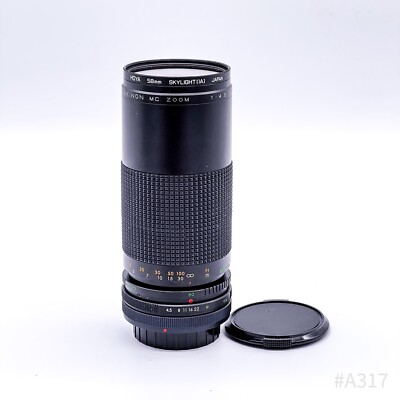 Auto Makinon MC Zoom 80-200mm Objektiv 58Ø mit HOYA Skylight 1a