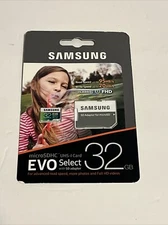 Samsung EVO Select 32GB Class 10 - MicroSDHC Card with Adapter - (MB-ME32GA/AM)