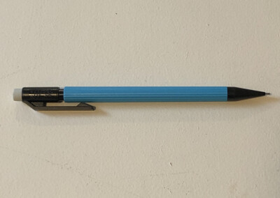 Pentel Econo-Sharp A47S 0.7mm Automatic Pencil Turquoise Blue Barrel