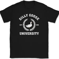 Silly Goose University T-Shirt Tee Funny Cute Humor Novelty Gift