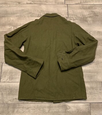 Vintage US Army OG-108 Wool Cold Weather Mens Shirt Jacket Vintage US Army OG-108 Wool Cold Weather Mens Shirt Jacket