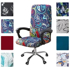 Stretchable computer swivel chair cover Desk chair protection, household items