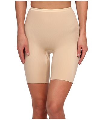 SPANX HIDE & SLEEK MID THIGH SLIMPROVED SHORT SHAPER #2508 NUDE LARGE NEW $68