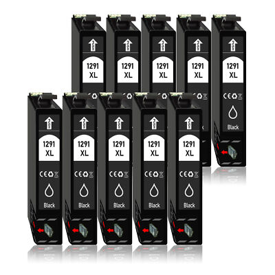 10 Black Patronen kompatibel mit Epson Stylus Office BX620FWD ,BX535WD
