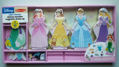 disney princess deluxe wooden magnetic dress up