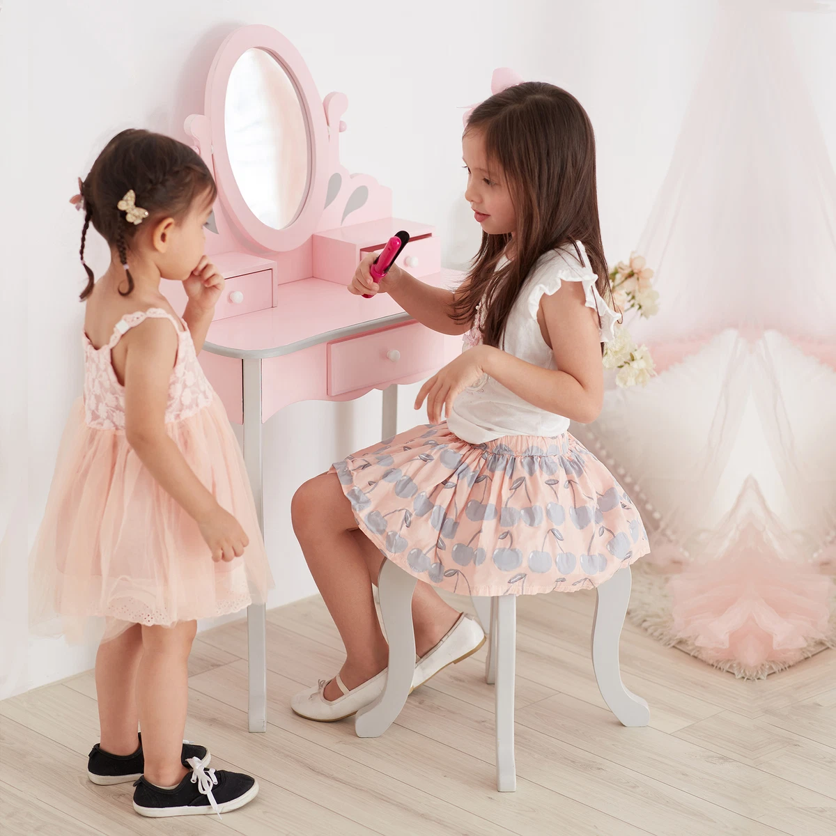Baby girl vanity hot sale set