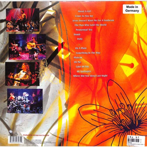 Nirvana / MTV UNPLUGGED IN NEW YORK / Geffen / gef24727 / 12 Inch LP - Bild 2 von 2