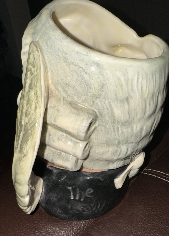 Royal Doulton The Lawyer D6498 Character Jug Mug English England Large