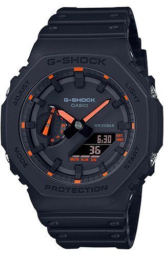 Casio - G-Shock GA-2100-1A4ER, G-Shock RESIN BLACK digital quartz Watch - Picture 1 of 1