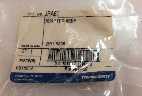 RUSSELLSTOLL/R&S JPA62 ADAPTER ASSEMBLY NEW, OLD STOCK - 第 3/3 張圖片