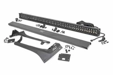 Rough Country 50" LED DRL Light Bar Kit Blk Series for Gladiator JT Wrangler JL